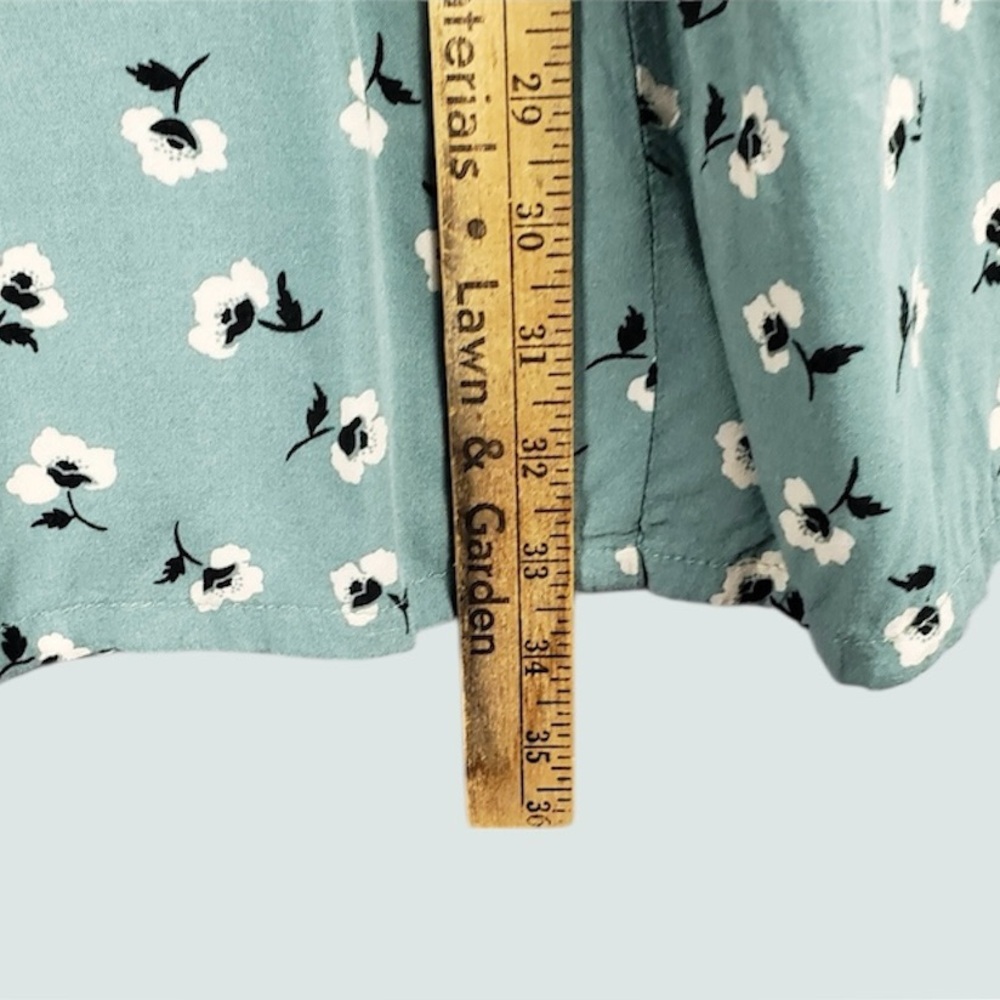 Mimi Chica Sage Green Floral Mini Dress - Picture 10 of 12